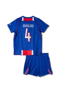 Paris Saint-Germain Lucas Beraldo #4 Jalkapallovaatteet Lasten Kotipeliasu 2026-27 Lyhythihainen (+ Lyhyet housut)